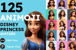 125 Animoji Avatars - Disney Princes