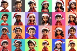 125 Animoji - Christmas Children