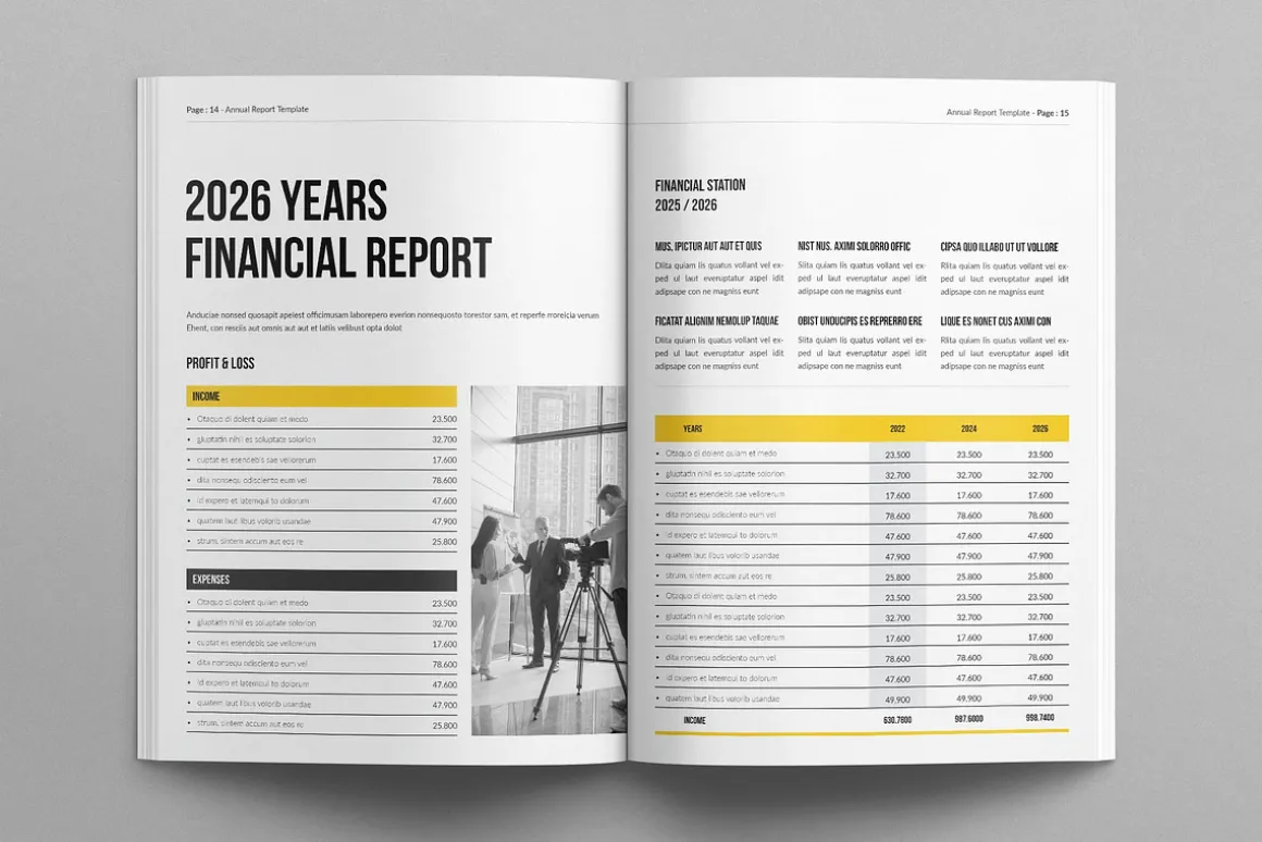 Annual Report Template