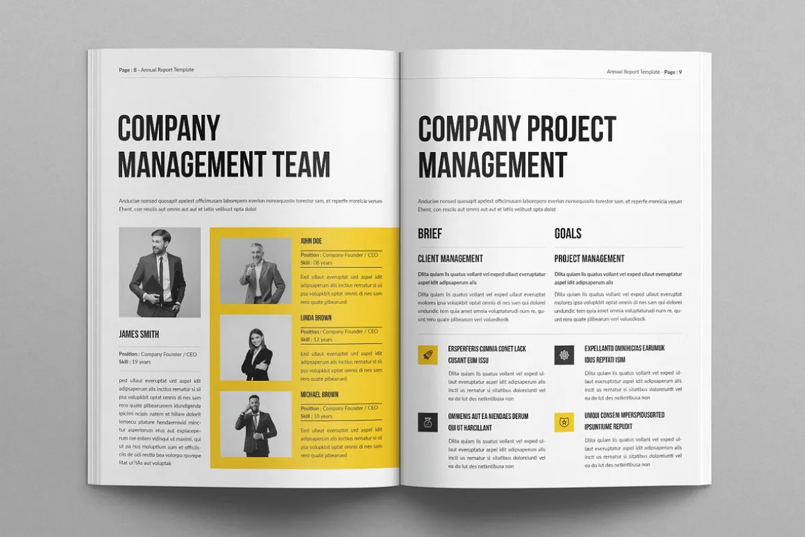 Annual Report Template