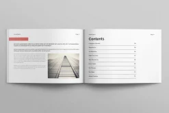 Annual Report Template Landscape
