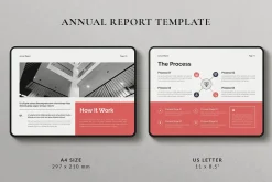 Annual Report Template Landscape