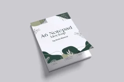 A6 Notepad Mockup