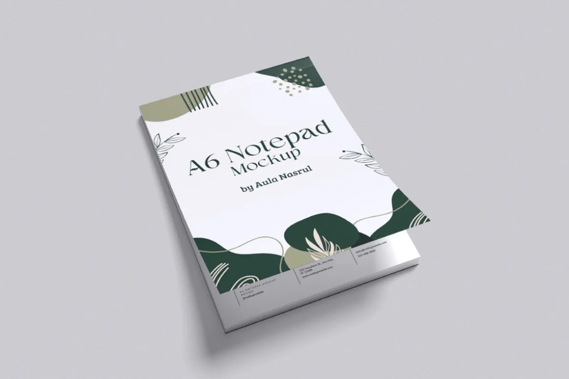 A6 Notepad Mockup