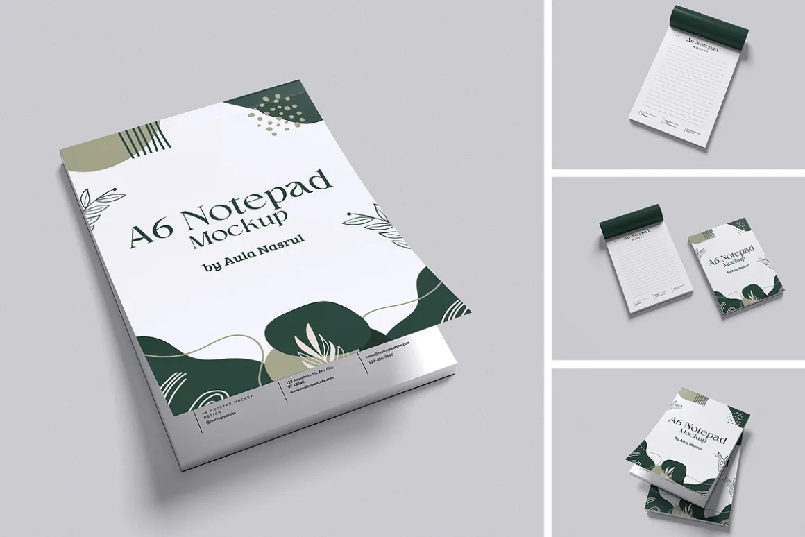 A6 Notepad Mockup
