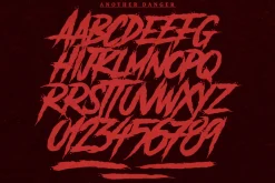 Another Danger - Horror Font