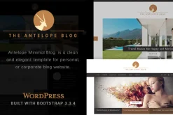 Antelope Minimal WordPress Blog