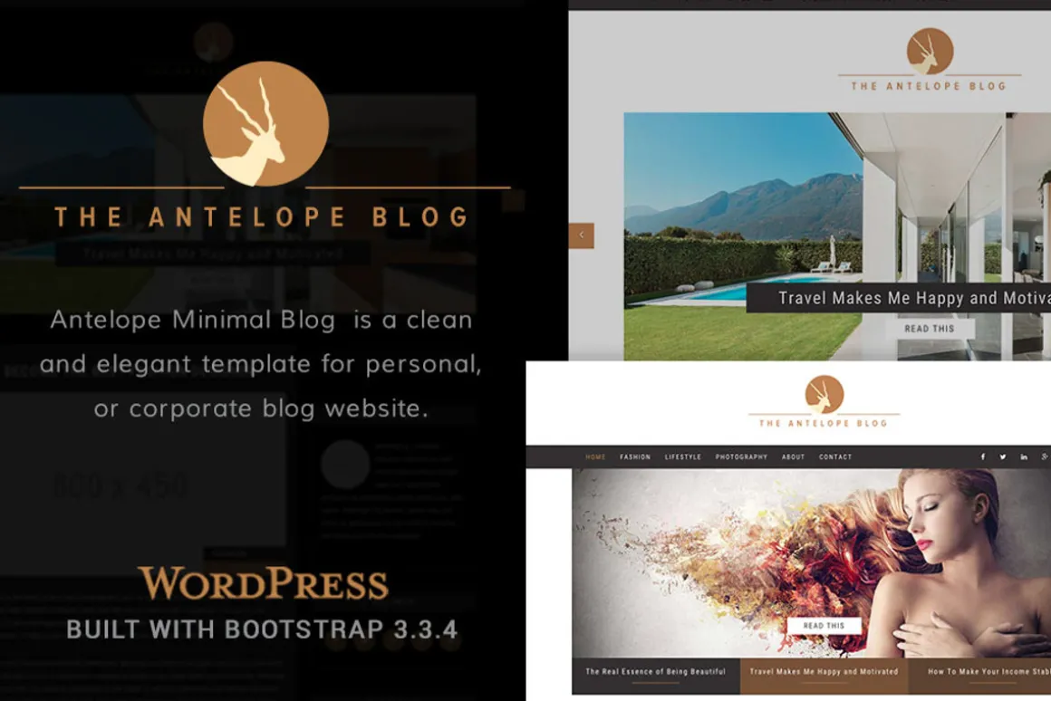 Antelope Minimal WordPress Blog