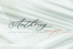 Anthony Script Font Duo