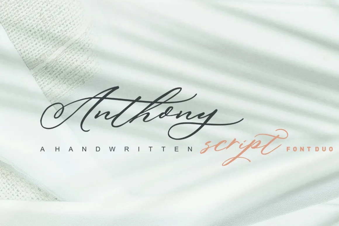 Anthony Script Font Duo