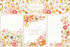 Antique Botanical Floral Collection