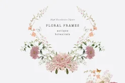 ANTIQUE BOTANICALS Vintage Flowers