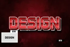 Antique 3D Text Effect