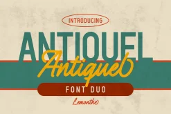 Antiquel | Font Duo