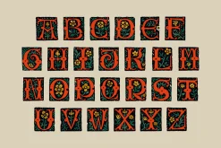 Antoine Medieval drop caps font