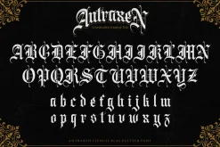 Antraxen for Tattoo & Liquor Brand