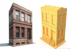 Apartment House #160 Low Poly