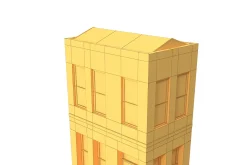 Apartment House #160 Low Poly