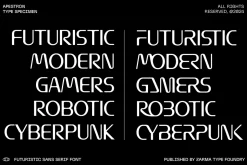 Apestron - Futuristic Font