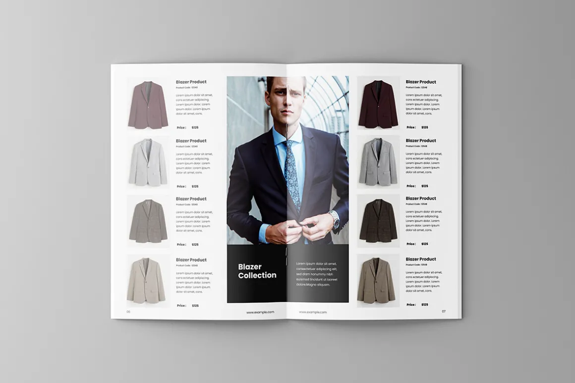 Apparel Clothes Catalog Design