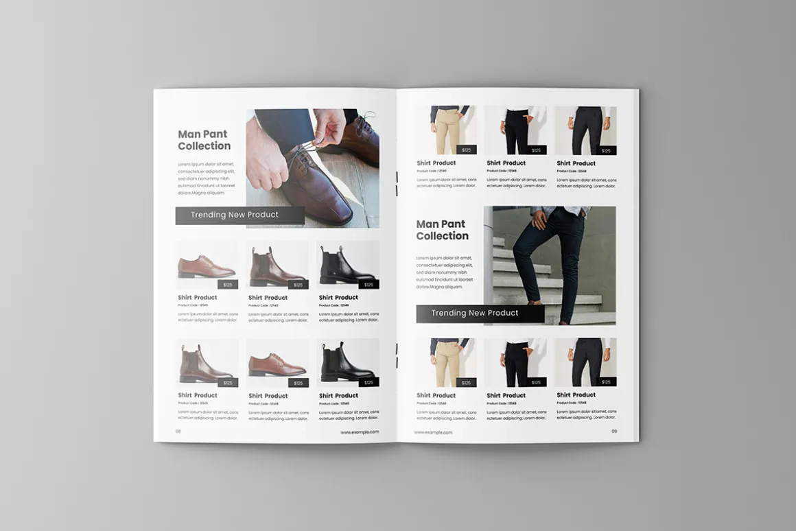 Apparel Clothes Catalog Design
