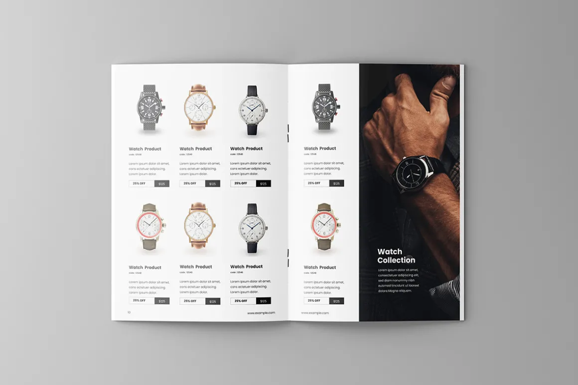 Apparel Clothes Catalog Design