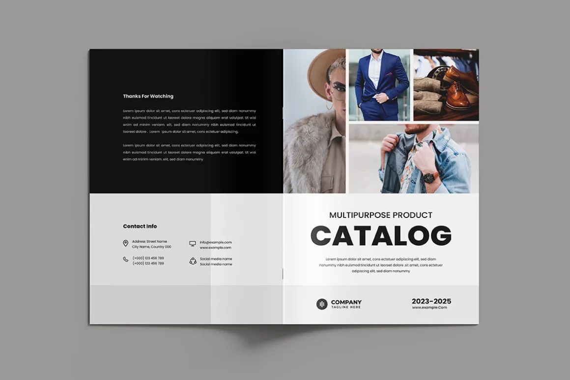 Apparel Clothes Catalog Design