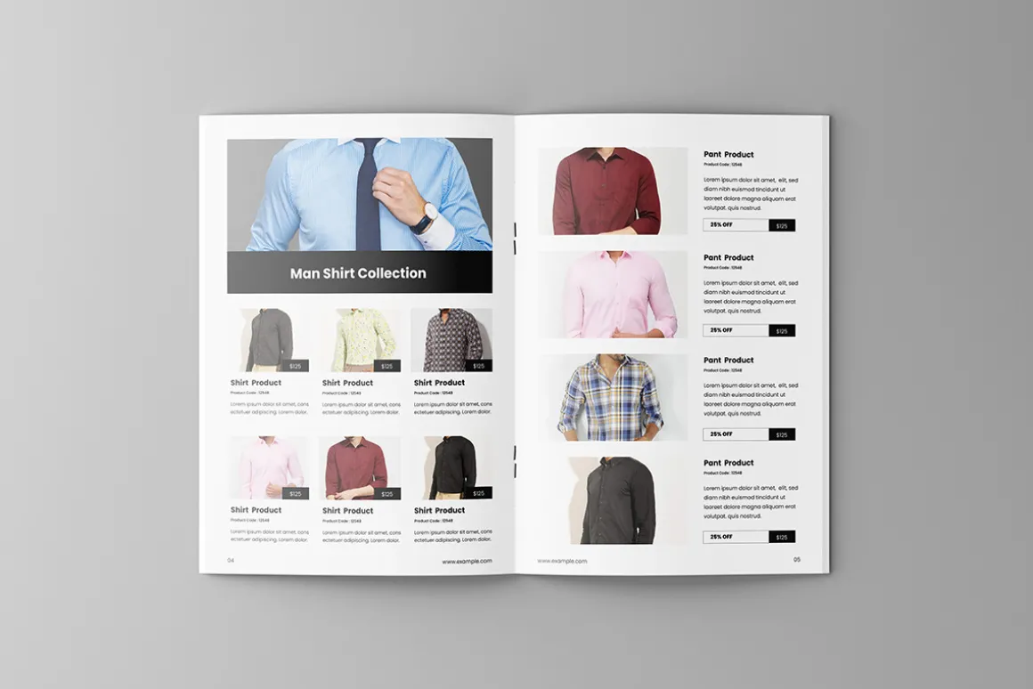 Apparel Clothes Catalog Design