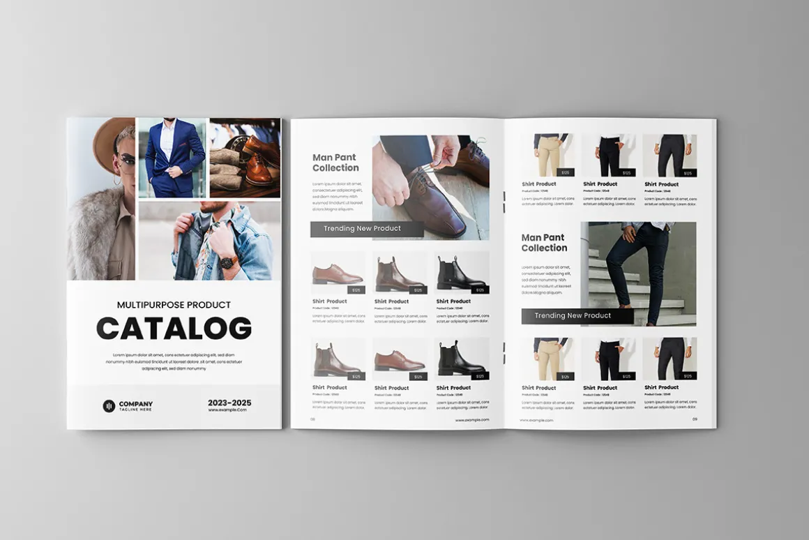 Apparel Clothes Catalog Design