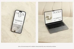 Apple Mockups | iPhone & MacBook Air