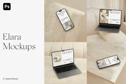 Apple Mockups | iPhone & MacBook Air