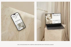 Apple Mockups | iPhone & MacBook Air