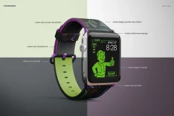 Apple Watch Leather Band 2 Mockup