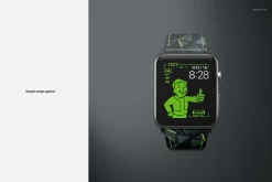 Apple Watch Leather Band 2 Mockup