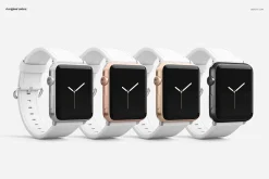 Apple Watch Leather Band 2 Mockup