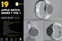 Apple Watch Series 7 vol 1 Mockup