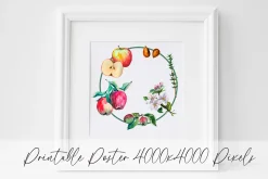 Apple Life Cycle and Clip Arts