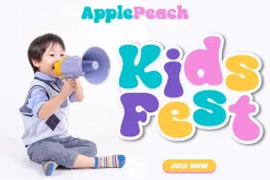 Apple Peach | Playful bubble Font