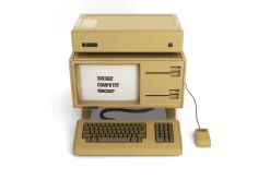 Apple Vintage Pc Mockup