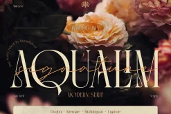 Aqualim Signature - Duo Font