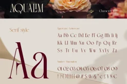 Aqualim Signature - Duo Font