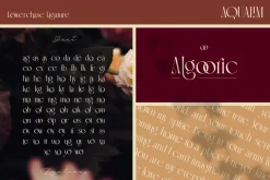 Aqualim Signature - Duo Font