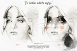 AquaReal Procreate Watercolor Set