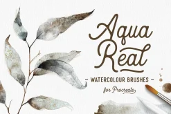 AquaReal Procreate Watercolor Set