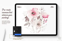AquaReal Procreate Watercolor Set