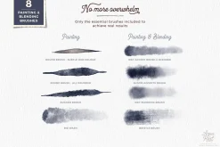 AquaReal Procreate Watercolor Set