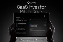 ArcAI Dark SaaS Investor Pitch Deck