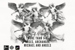 Archangel Michael and the angels