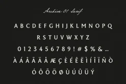 Archive 01 - Editorial Font Duo