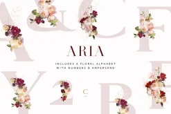 Aria - Romantic Watercolor Florals